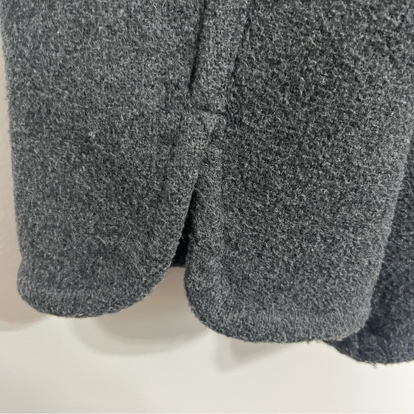 Women’s Vintage Field Manor Wool Blend Open Front Jacket Coat Size 6 Gray - Picture 7 of 8